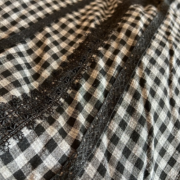Zara grey and black checkered top - Picture 6 of 10